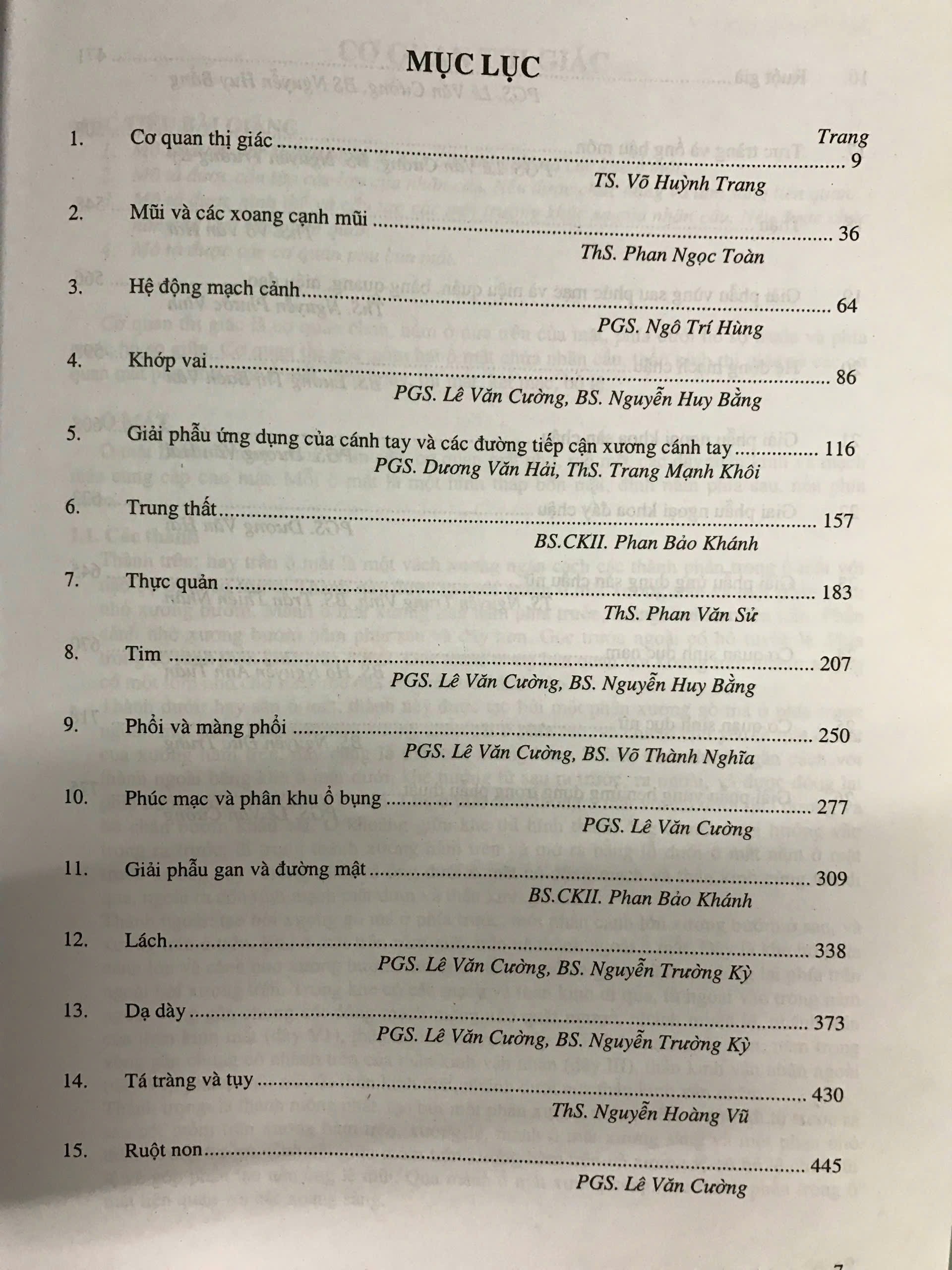 Mục lục Giải Phẫu Học Sau Đại Học Tập 1 — Chương 7 Thực quản, tác giả ThS. Phan Văn Sử, trang 183